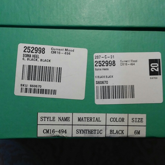 Current Mood Soma Heels - Picture 5 of 6